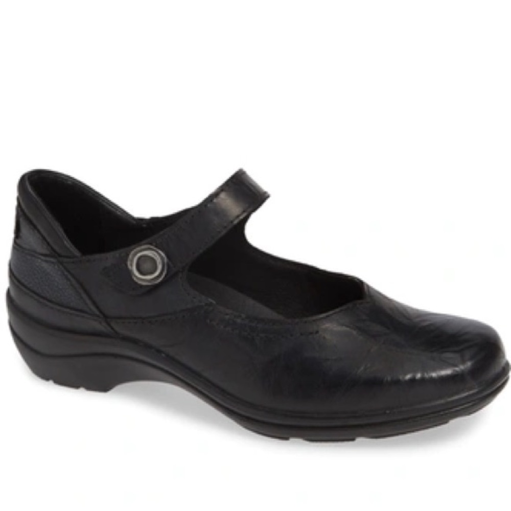 ROMIKA by Josef Seibel Cassie 50 Black Leather Mary Jane size EU 41 US 10 10.5